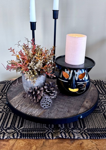 BLACK CAT CANDLE HOLDER *NEW* AVAIL JUNE 2026